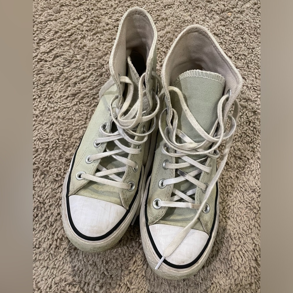 Sage (light green) converse